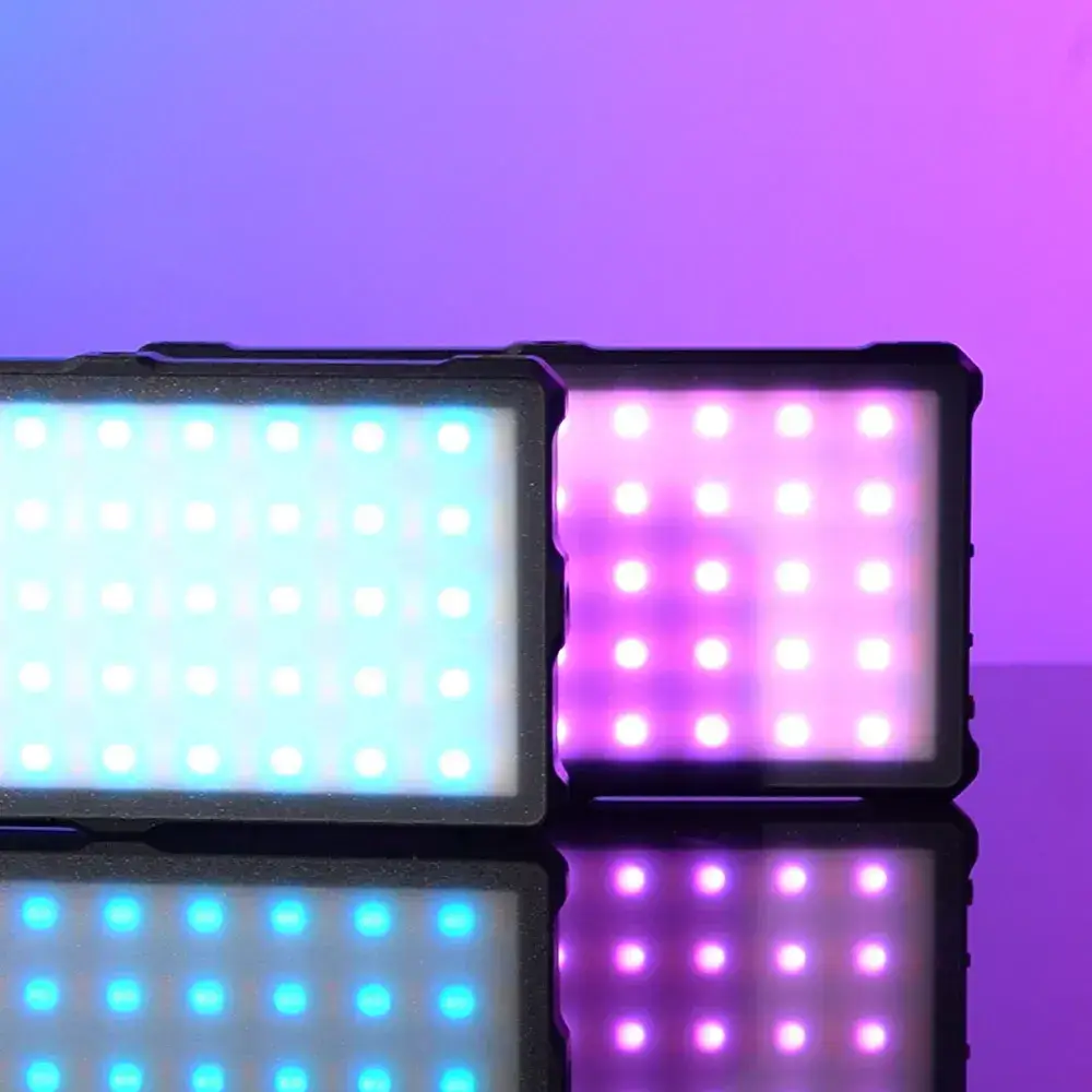 A compact and bright portable LED light for vlogging.